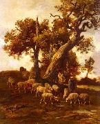 unknow artist Sheep 088 Spain oil painting artist